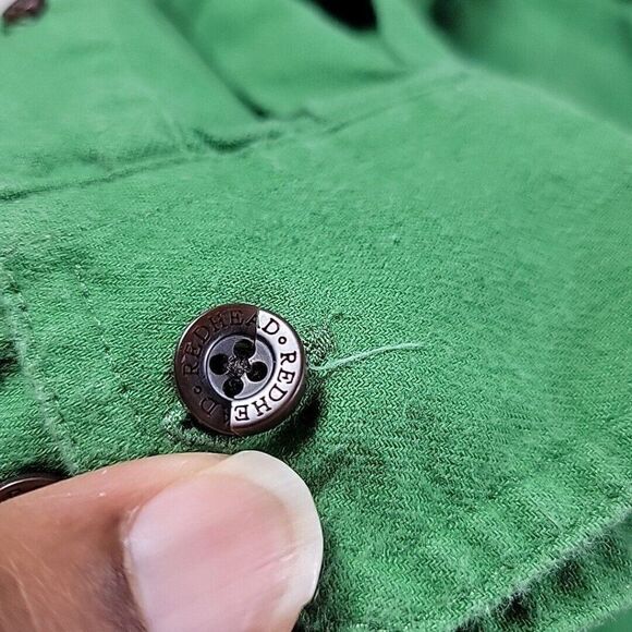 Red Head Shirt Mens XLT Green Button Up Outdoor Long Sleeve Hiking Hunting Read* - Picture 4 of 7